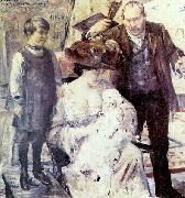 Lovis Corinth Der Kunstler und seine Familie oil painting